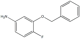 3-Benzyloxy-4-fluoro-phenylaMine 구조식 이미지