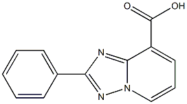 2-phenyl-[1,2,4]triazolo[1,5-a]pyridine-8-carboxylic acid 구조식 이미지