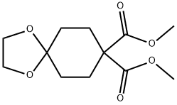 diMethyl 1,4-dioxaspiro[4.5]decane-8,8-dicarboxylate 구조식 이미지