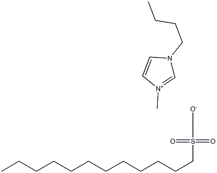 1-butyl-3-MethyliMidazoliuM dodecylsulfonate Structure