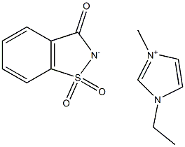 1-ethyl-3-MethyliMidazoliuM saccharinate Structure