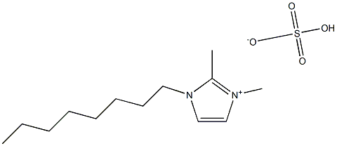 1-octyl-2,3-diMethyliMidazoliuM hydrogen sulfate 구조식 이미지