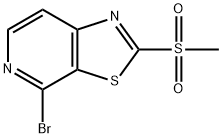 4-broMo-2-(Methylsulfonyl)thiazolo[5,4-c]pyridine Structure