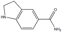 2,3-Dihydro-1H-indole-5-carboxylic acid aMide Structure