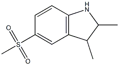 5-Methanesulfonyl-2,3-diMethyl-2,3-dihydro-1H-indole 구조식 이미지