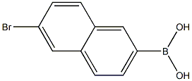 6-broMonaphthalen-2-ylboronic acid 구조식 이미지