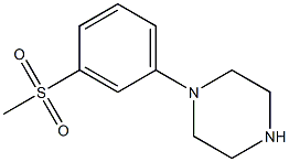 1-(3-(Methylsulfonyl)phenyl)piperazine 구조식 이미지