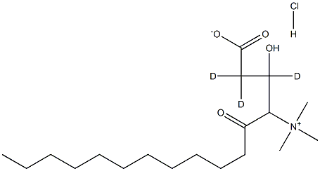 Dodecanoyl-L-carnitine-d3 HCl 구조식 이미지