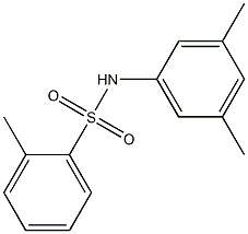 N-(3,5-dimethylphenyl)-2-methylbenzenesulfonamide 구조식 이미지