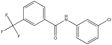 N-(3-chlorophenyl)-3-(trifluoromethyl)benzamide Structure