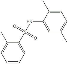 N-(2,5-dimethylphenyl)-2-methylbenzenesulfonamide 구조식 이미지