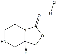 (R)-Hexahydro-oxazolo[3,4-a]pyrazin-3-one HCl Structure