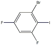 2,4-difluoro-6-broMoiodobenzene Structure