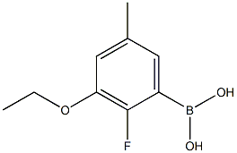 3-Ethoxy-2-fluoro-5-methylphenylboronic acid Structure