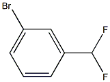 3-difluoroMethylbroMobenzene 구조식 이미지