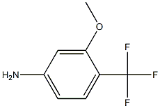3-Methoxy-4-trifluoroMethylaniline 구조식 이미지