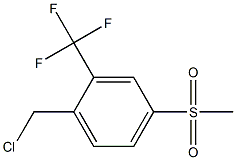 4-Methylsulfonyl-2-trifluoroMethylbenzyl chloride Structure