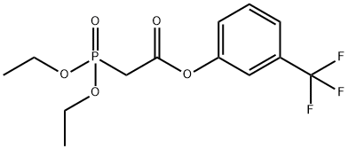 (3-Trifluoromethylphenyl)diethylphosphonoacetate 구조식 이미지