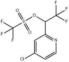 1-(4-chloropyridin-2-yl)-2,2,2-trifluoroethyl trifluoroMethanesulfonate 구조식 이미지