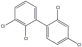 2,2',3,4'-Tetrachlorobiphenyl Solution 구조식 이미지