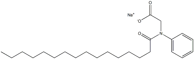 N-Hexadecanoyl-L-phenylglycine sodiuM salt 구조식 이미지