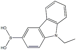 N-Ethylcarbazole-3-boronic acid Structure