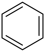 Benzene 100 μg/mL in Methanol 구조식 이미지