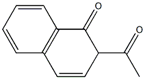 2-acetyl-1,2-dihydronaphthalen-1-one 구조식 이미지