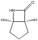 cis-6-Azabicyclo[3.2.0]heptan-7-one Structure