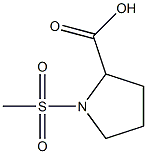 N-(Methylsulfonyl)-DL-proline 구조식 이미지