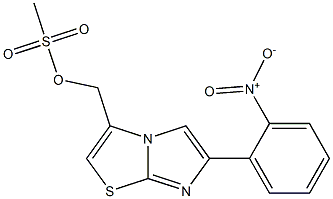 (6-(2-nitrophenyl)iMidazo[2,1-b]thiazol-3-yl)Methyl Methanesulfonate 구조식 이미지