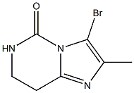 3-broMo-2-Methyl-7,8-dihydroiMidazo[1,2-c]pyriMidin-5(6H)-one 구조식 이미지