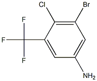 2-Chloro-3-broMo-5-aMino-Benzotrifluoride Structure