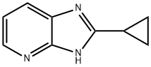 2-cyclopropyl-3H-iMidazo[4,5-b]pyridine 구조식 이미지