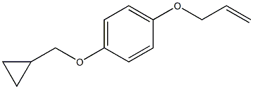 1-(allyloxy)-4-(cyclopropylMethoxy)benzene Structure