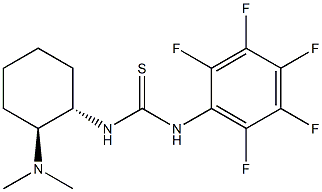 1-((1S,2S)-2-(diMethylaMino)cyclohexyl)-3-(perfluorophenyl)thiourea 구조식 이미지