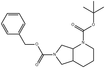 1-Boc-6-cbz-octahydropyrrolo[3,4-b]pyridine 구조식 이미지
