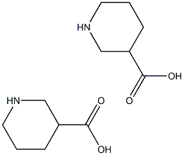 DL-piperidine-3-carboxylic acid DL-piperidine-3-carboxylic acid 구조식 이미지