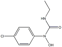1-(4-chlorophenyl)-3-ethyl-1-hydroxyurea 구조식 이미지