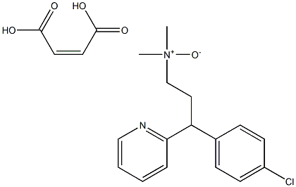 (3RS)-(3-(4-chlorophenyl)-3-(pyridin-2-yl)propyl)diMethylaMine-N-oxide Maleate 구조식 이미지