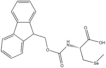 FMoc-D-3-(Methylseleno)-L-alanine Structure