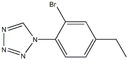 1-(2-broMo-4-ethylphenyl)-1H-tetrazole Structure