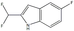 2-(DifluoroMethyl)-5-fluoro-1H-indole Structure