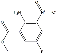 2-AMino-5-fluoro-3-nitro-benzoic acid Methyl ester Structure