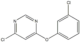 4-(3-chlorophenoxy)-6-chloropyriMidine Structure