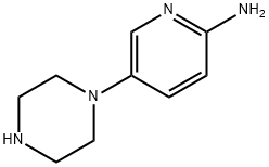 5-(피페라진-1-일)피리딘-2-아민 구조식 이미지