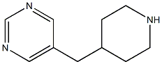 5-Piperidin-4-ylMethyl-pyriMidine 구조식 이미지