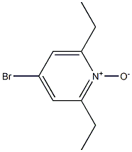 4-broMo-2,6-diethylpyridine 1-oxide 구조식 이미지