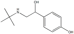 (1RS)-2-[(1,1-diMethylethyl)aMino]-1-(4-hydroxyphenyl)ethanol 구조식 이미지