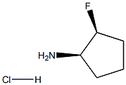 (1R,2S)-2-FluorocyclopentanaMine Hydrochloride 구조식 이미지